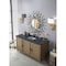 James Martin Vanities Portland 60in Single Vanity Whitewashed Walnut w/ 3 CM Charcoal Soapstone Quartz Top 620-V60S-WW-3CSP - alternate 4